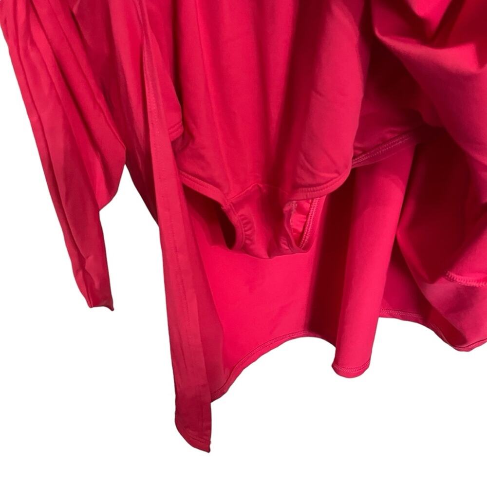Lands’ End Sweetheart Swim Dress One Piece Swimsuit Bright Pink Plus Size 24W - Picture 13 of 16